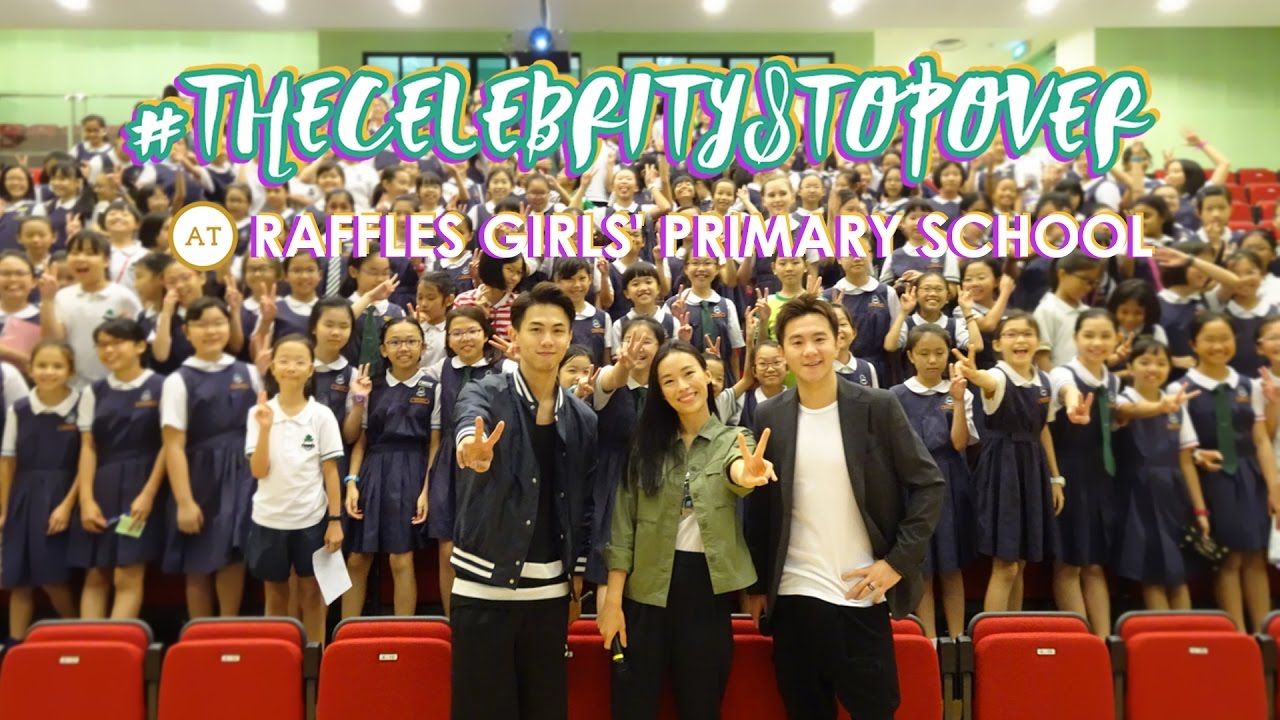#TheCelebrityStopover at Raffles Girls' Primary School (Ft. Rebecca Lim, Ian Fang, Nick Teo & Jiafa)