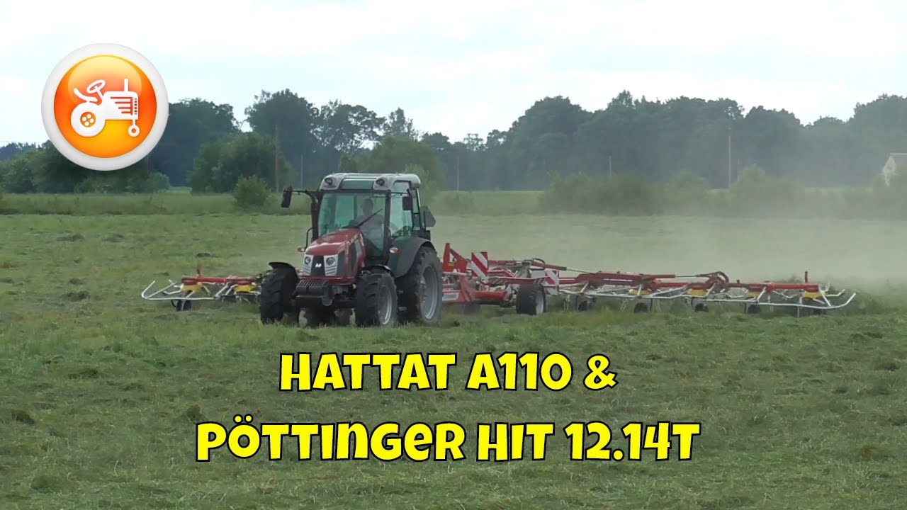 Silage 2020 | Hattat A110 & P&ouml;ttinger HIT 12.14T tedder
