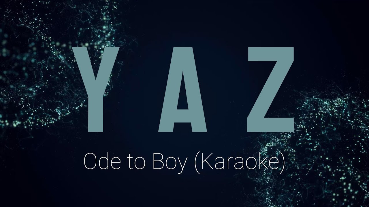 Yaz / Yazoo KARAOKE Ode to Boy