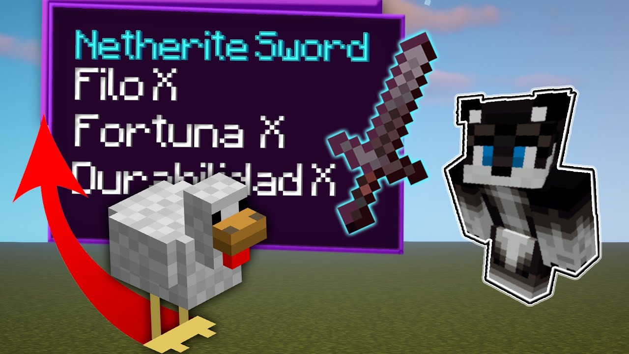 MINECRAFT PERO LOS HUEVOS DROPEAN ITEMS OP