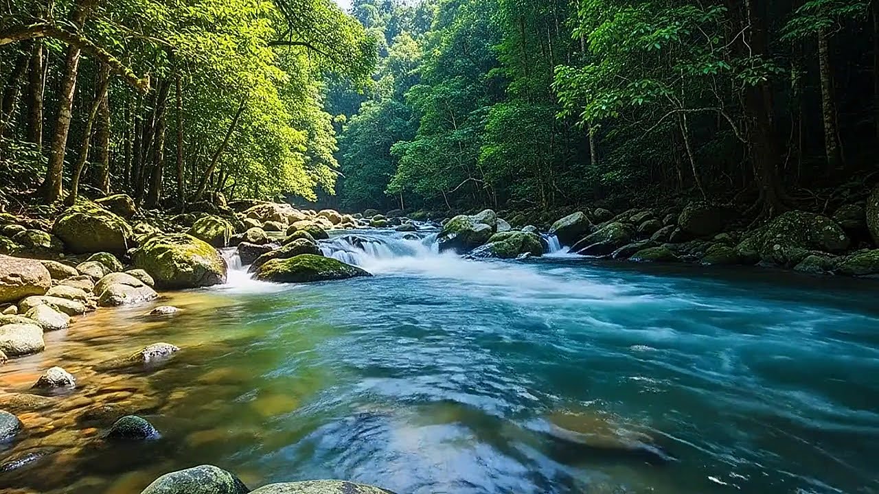 Gentle River Sounds for Sleep | Relaxing Nature Ambience to Calm Your Mind