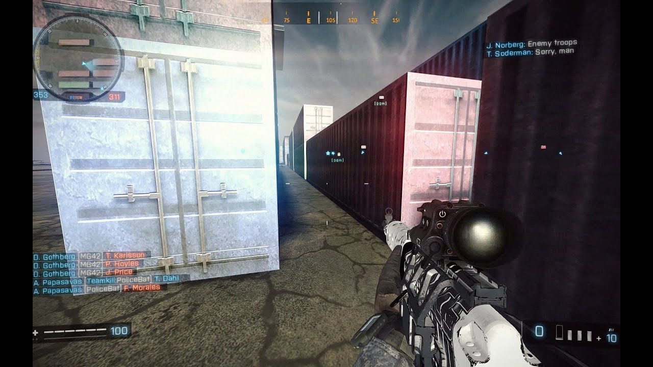 【BF2】诺莎运河集装箱死斗