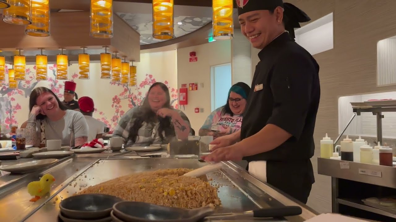 Carnival Mardi Gras Bonsai Teppanyaki Restaurant 🔥