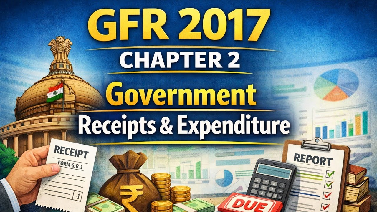 GFR 2017 Chapter 2 Explained | Government Receipts & Expenditure Rules