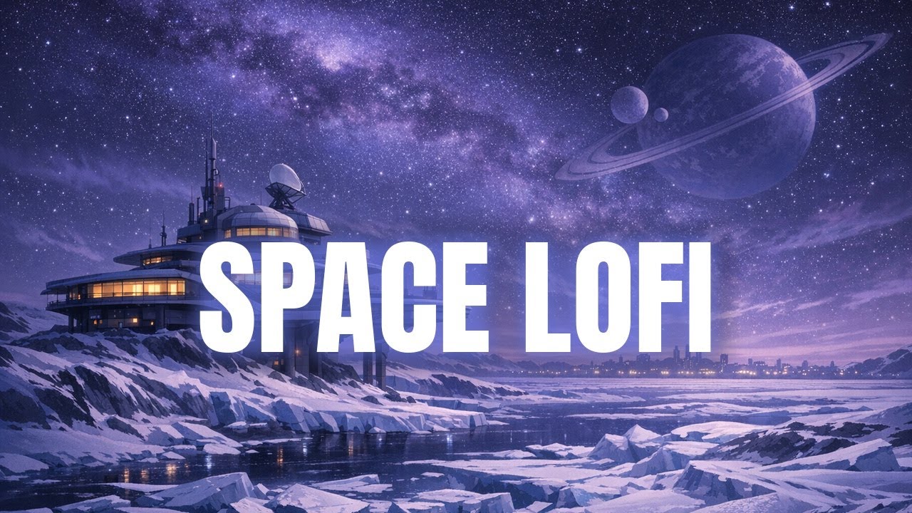 📚 Soft Lofi Music For Focus | ❄️ Space Lofi Stream | The Snow Planet