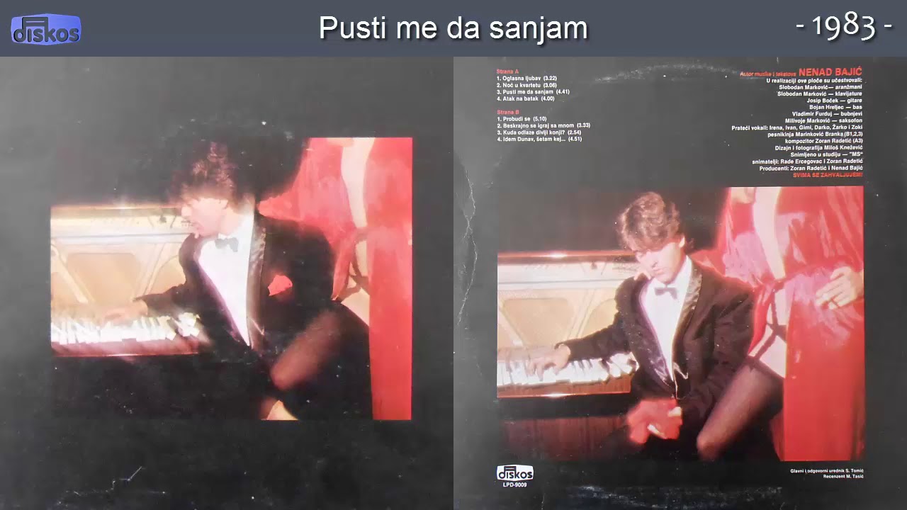 Nenad Bajic - Pusti me da sanjam - (Audio 1983)