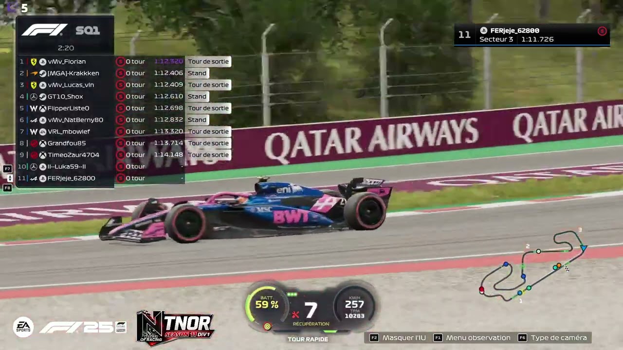 TNOR Division 1 GP d'Espagne S11 Manche 2/12