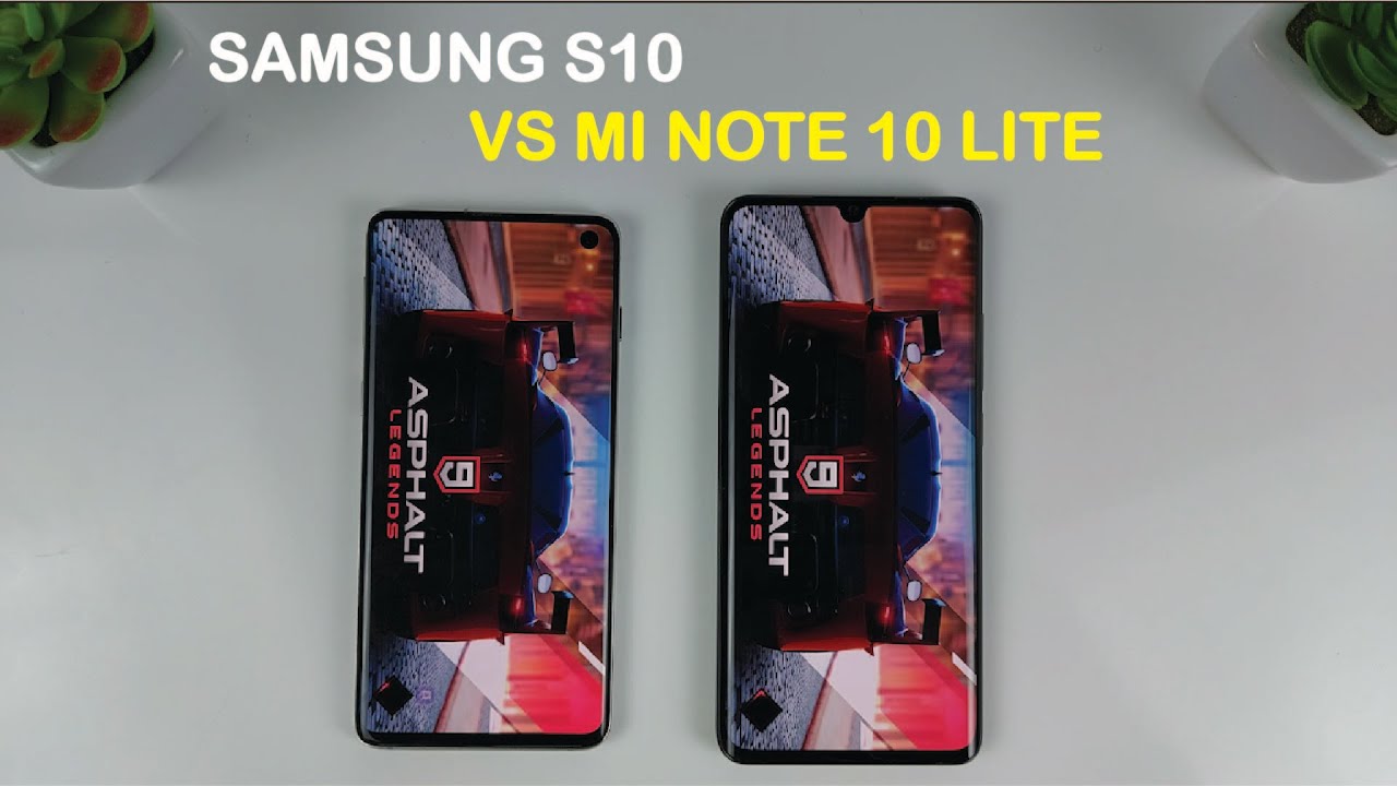 Xiaomi Mi Note 10 Lite vs Samsung Galaxy S10 | Fingerprint, Speedtest, Camera Comparison