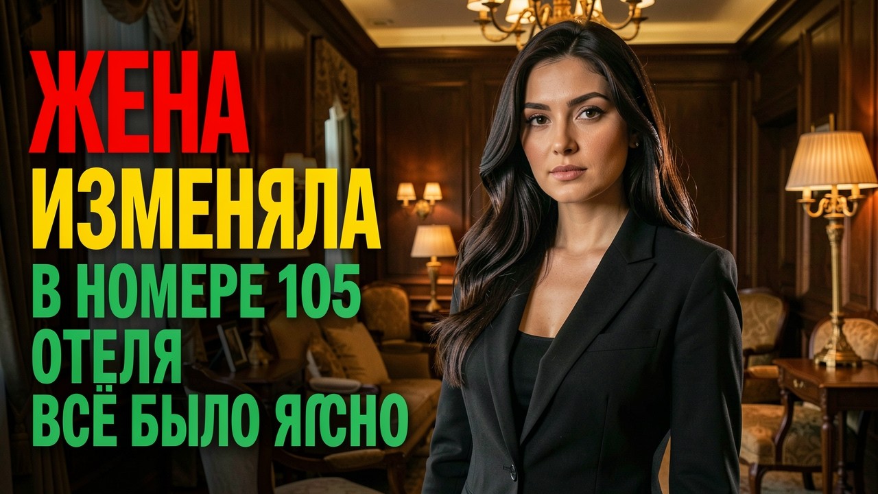Жена изменяла. В номере 105 отеля всё было ясно. Аудиорассказ
