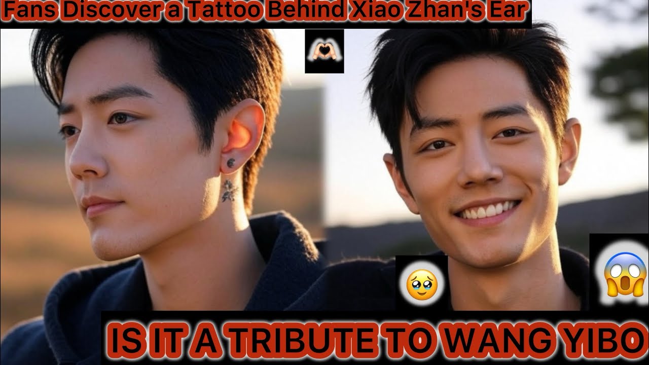 FANS DISCOVER A TATTOO BEHIND XIAO ZHAN’S EAR 
