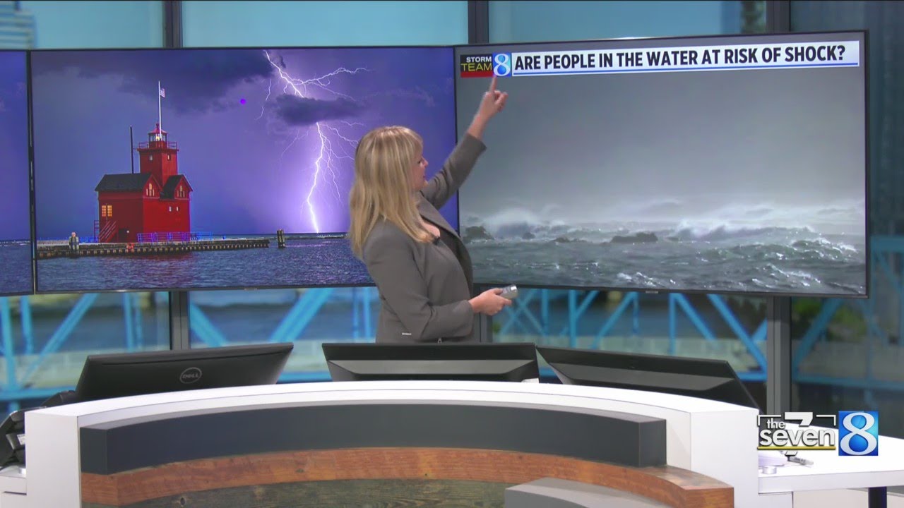 Ask Ellen: If lightning hits the lake, are people in the water at risk?