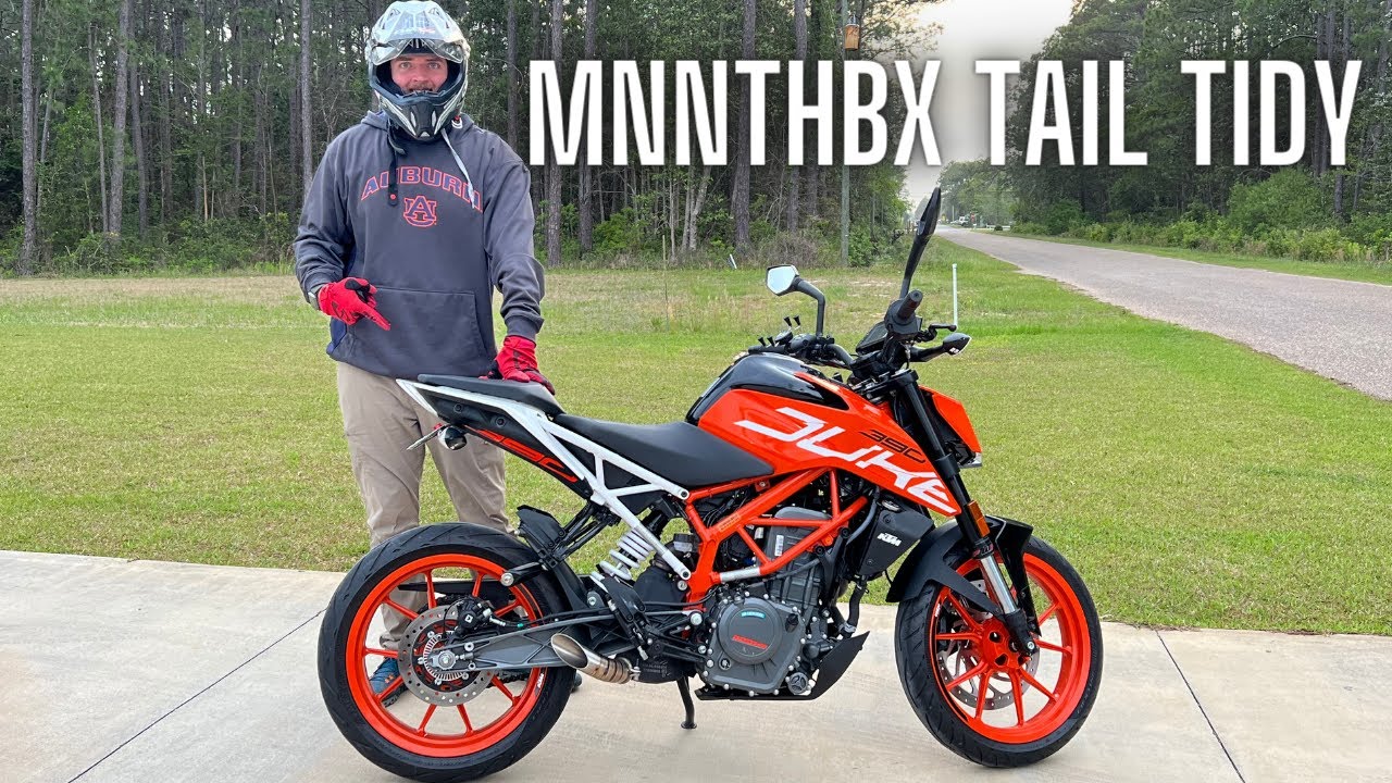 KTM DUKE 390 FENDER ELIMINATOR INSTALL!