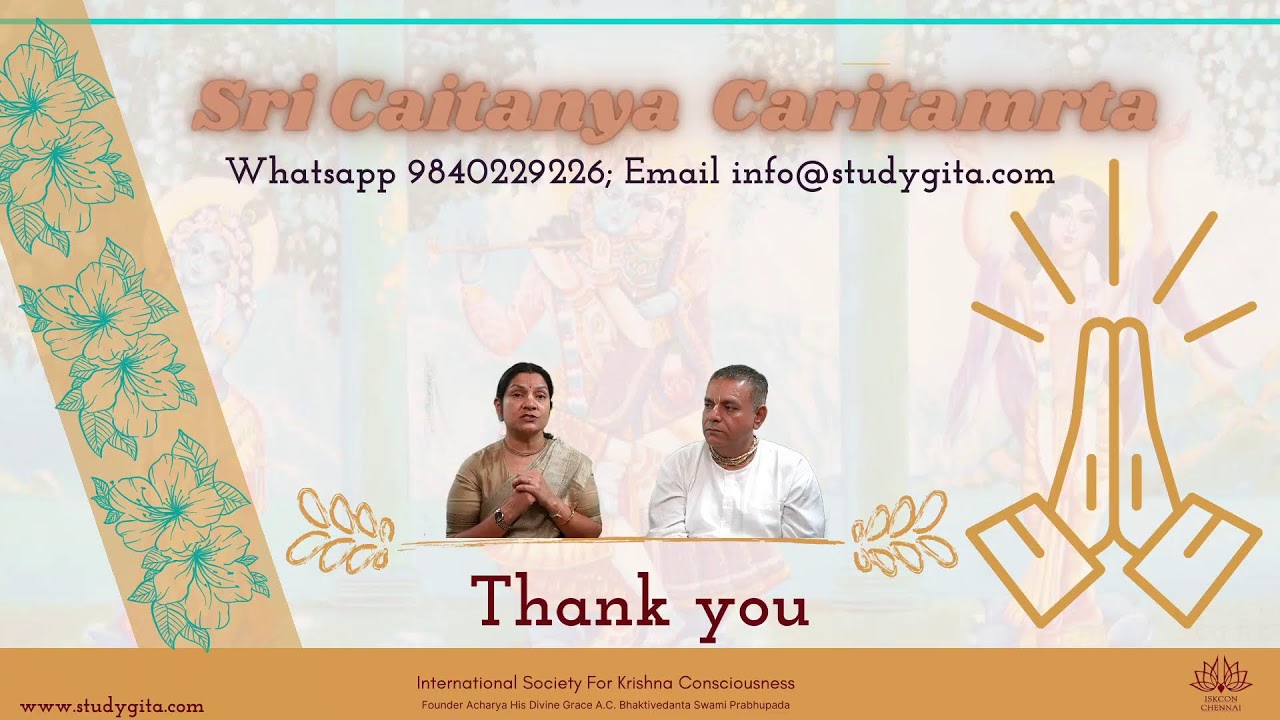Sri Chaitanya Charitamrta-135  | Antya-līlā 3 | The Glories of Śrīla Haridāsa Ṭhākura