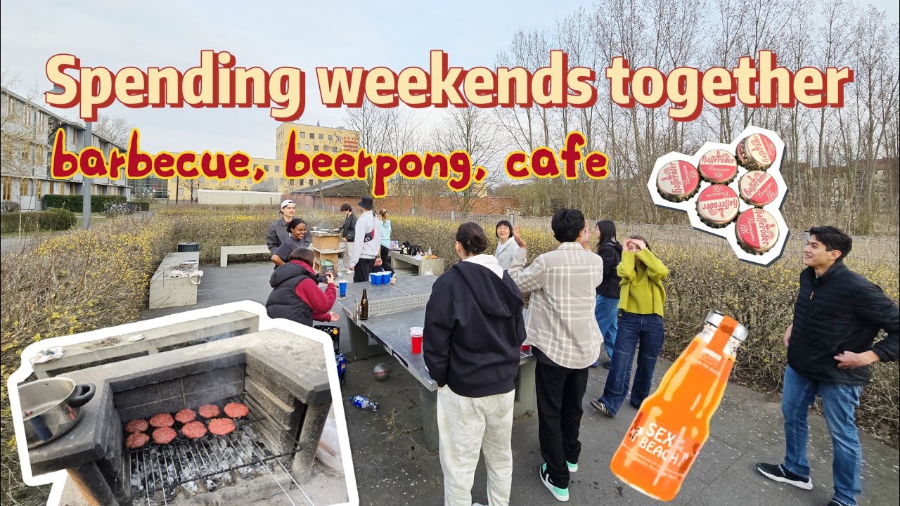 BBQ, Beer pong, werewolf with friends! Spend wounderful weekend together. 跟交換學生朋友一起過假日！