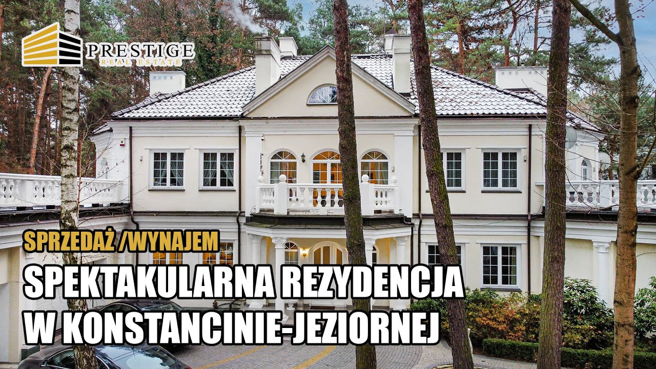 NA SPRZEDAŻ: Wspaniała rezydencja z basenem, położona na pięknej działce Konstancin | TOUR PRESTIGE