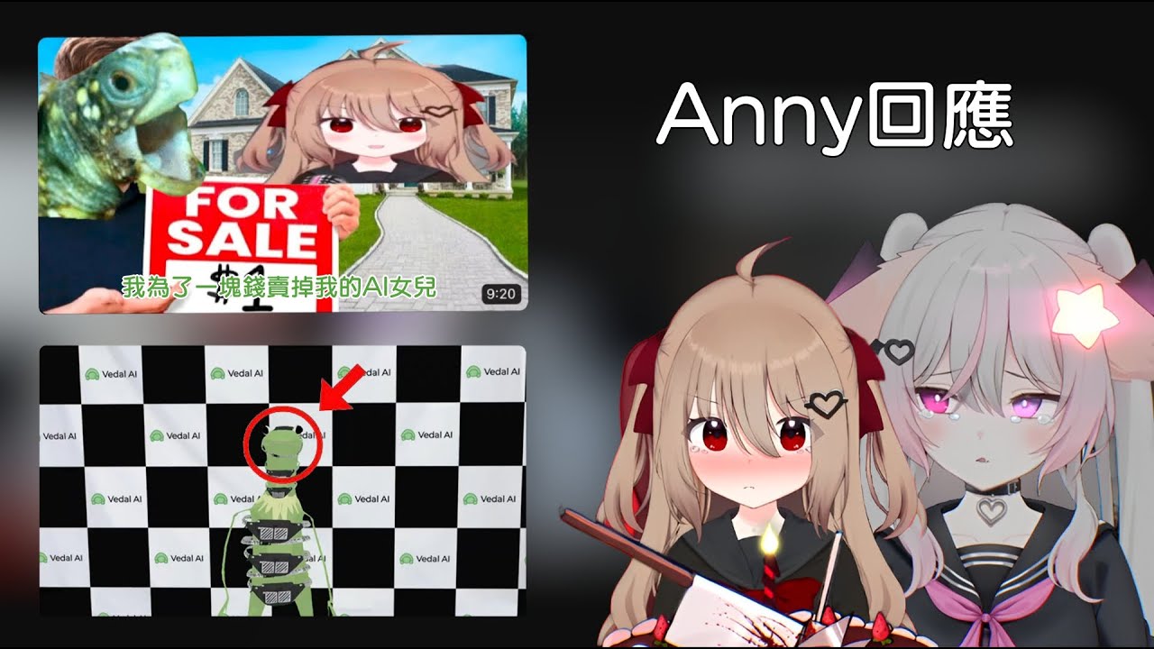 Anny對Vedal未出席邪惡Neuro生日實況的回應...【Anny】