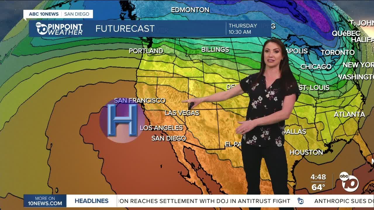 ABC 10News Pinpoint Weather with Meteorologist Megan Parry