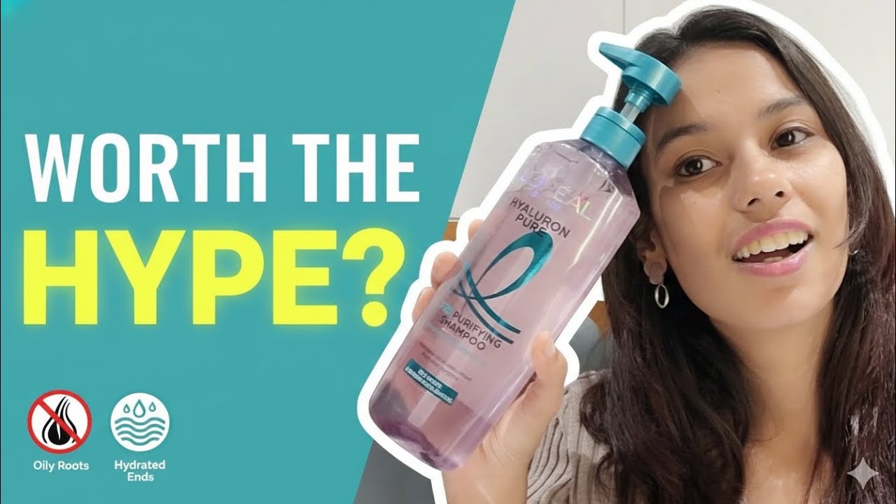 Loreal Paris hyaluron pure shampoo | l'oreal paris hyaluron pure 72h purifying shampoo honest review
