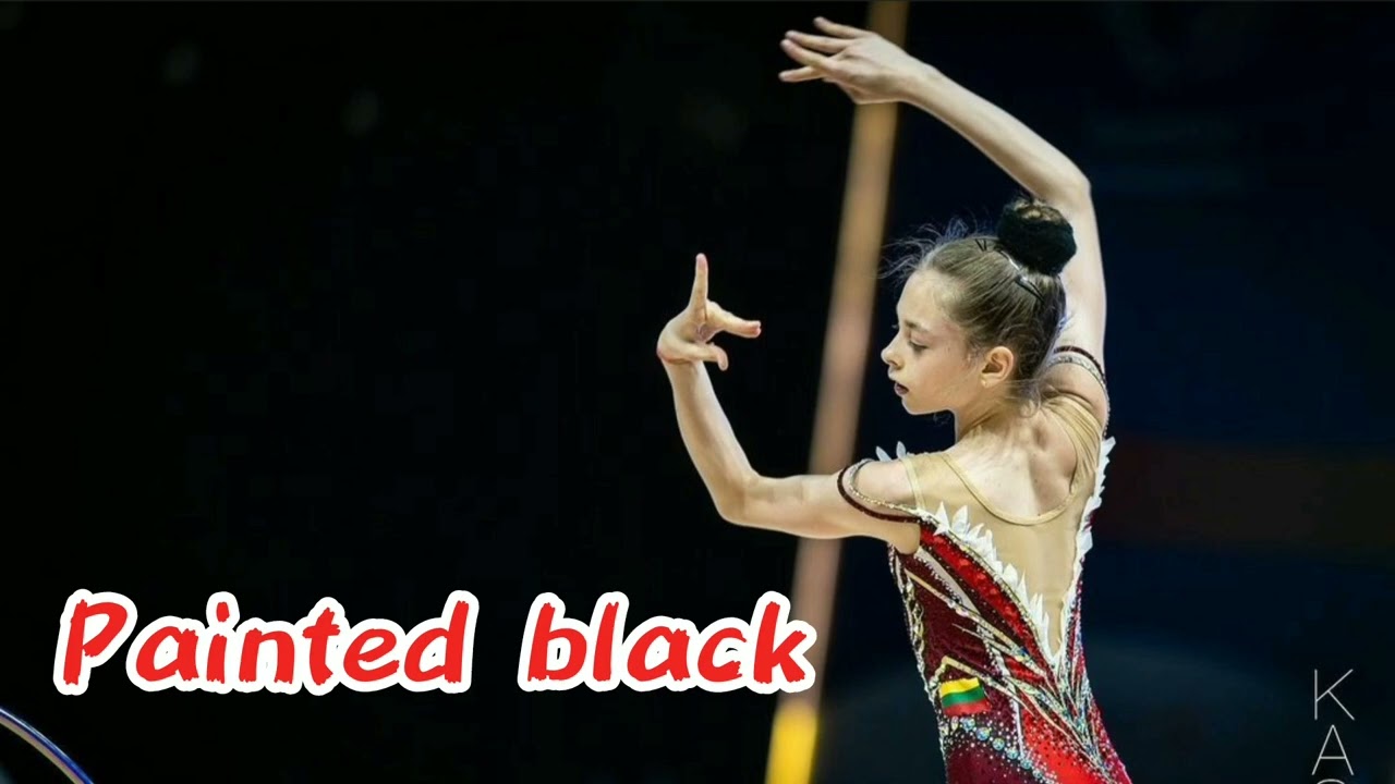 #314 Painted black || Music for rhythmic gymnastics