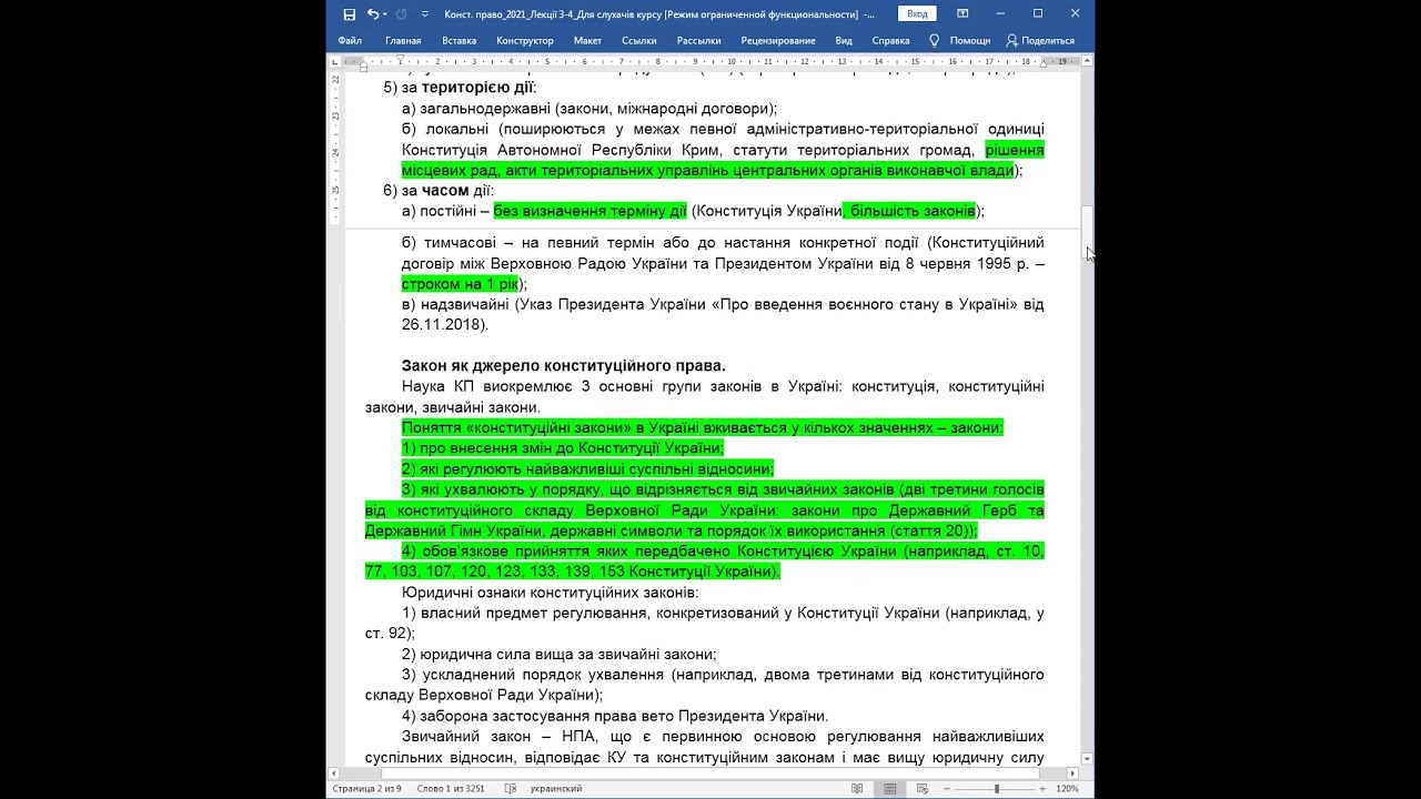 Конституційне право. Лекції підготовчого до коледжу: джерела, КУ, вибори, права людини, громадянство