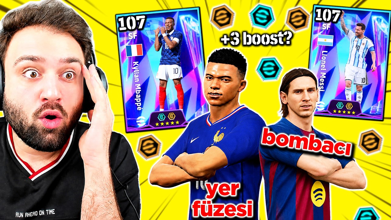 BOMBACI MESSİ🔥 YER F&Uuml;ZESİ MBAPPE🔥 POTD SHOWTİME TOP A&Ccedil;ILIMI ve DENEME - eFootball 2026 #efootball