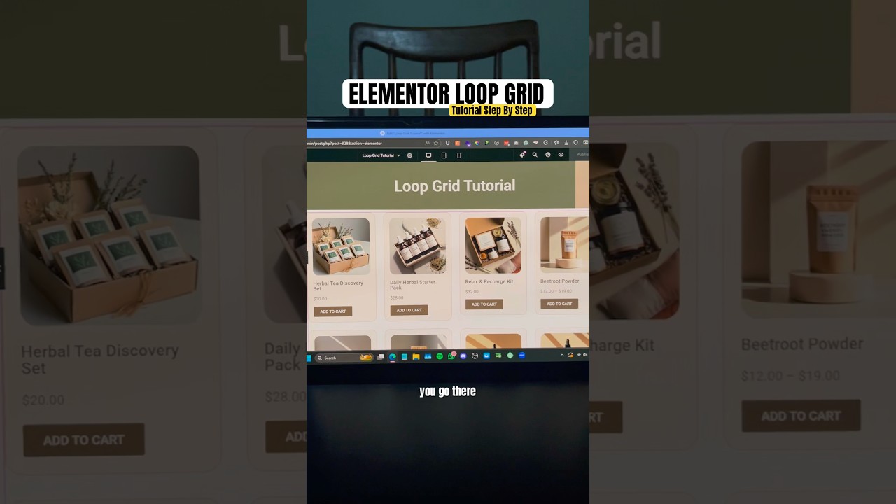 Как использовать Elementor Loop Grid для продуктов WooCommerce