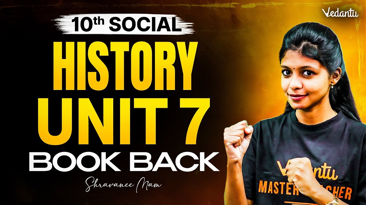 10th Social Science | History Unit 7 Book Back Questions | Shravanee Ma'am