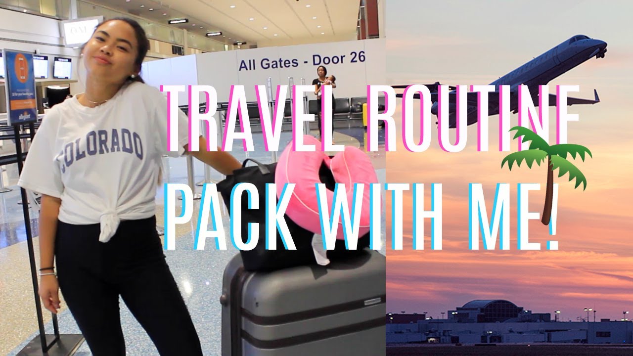 PACK WITH ME FOR VACATION | TRAVEL ROUTINE + OUTFIT,  CARRY-ON & TIPS!