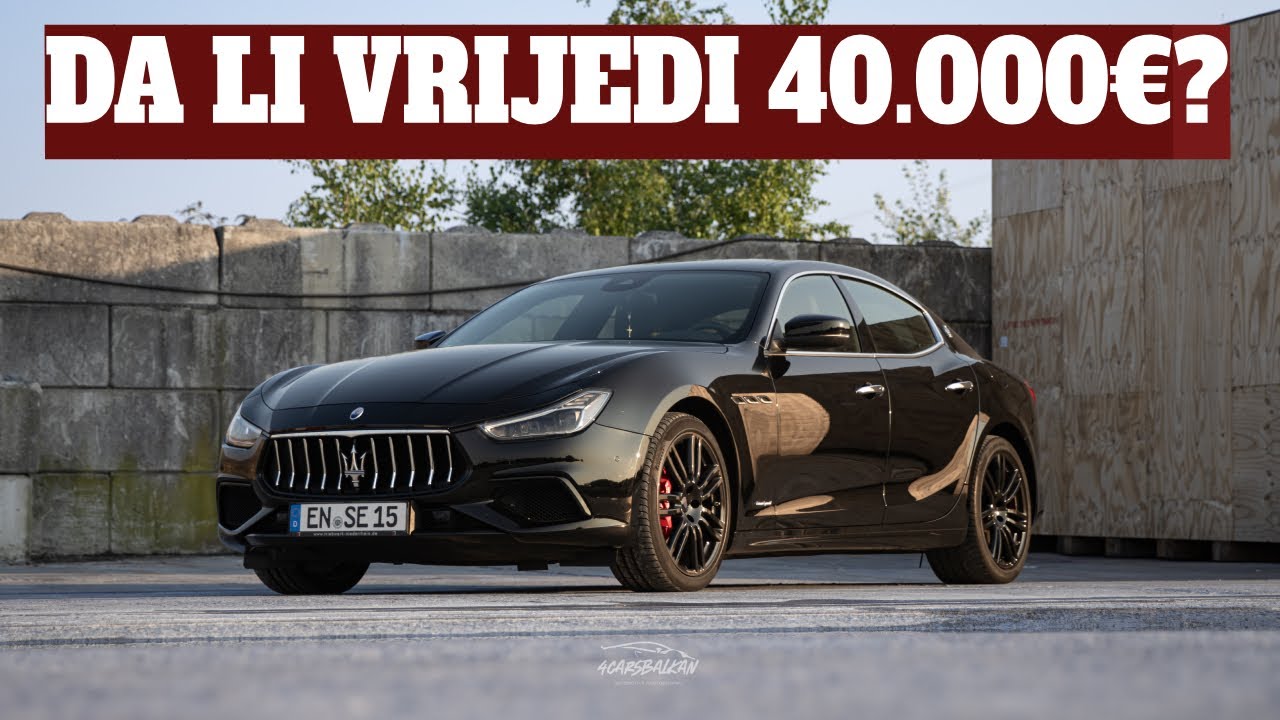 TEST: MASERATI GHIBLI SA 3.0 V6 MOTOROM *PREGLASAN*