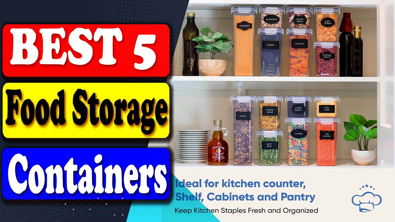 Best Food Storage Containers for Meal Prep & Pantry Organization