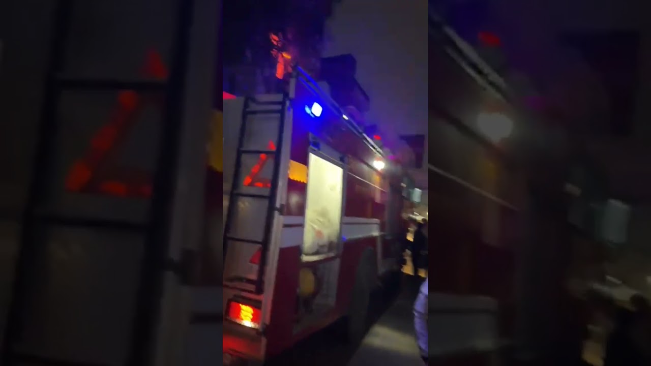 fire on local villagers house 😱😱.               #bihar #news #peoples #safety