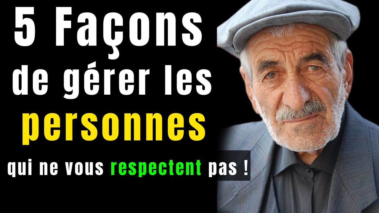 Si quelqu'un ne vous respecte pas, voici 5 choses à faire pour le détruire sans dispute