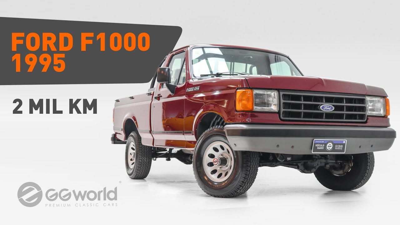 FORD F1000 4X4 SUPER SÉRIE 1995- COM APENAS 2.000KM
