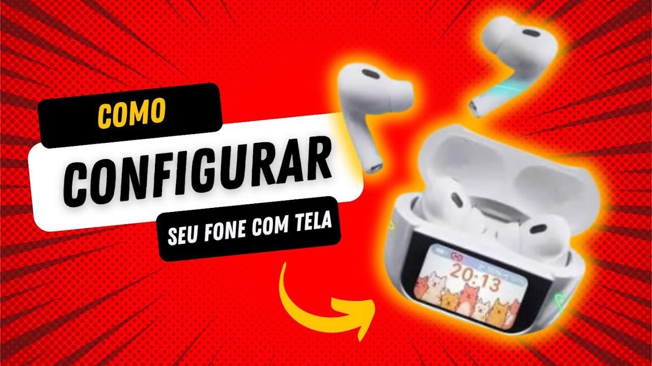 Como Configurar o Fone de Ouvido Bluetooth WT-1 com Tela Tutorial Fácil e Rápido