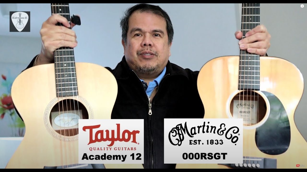 Taylor vs Martin Acoustic Guitars - Sound Comparison - Blind Test