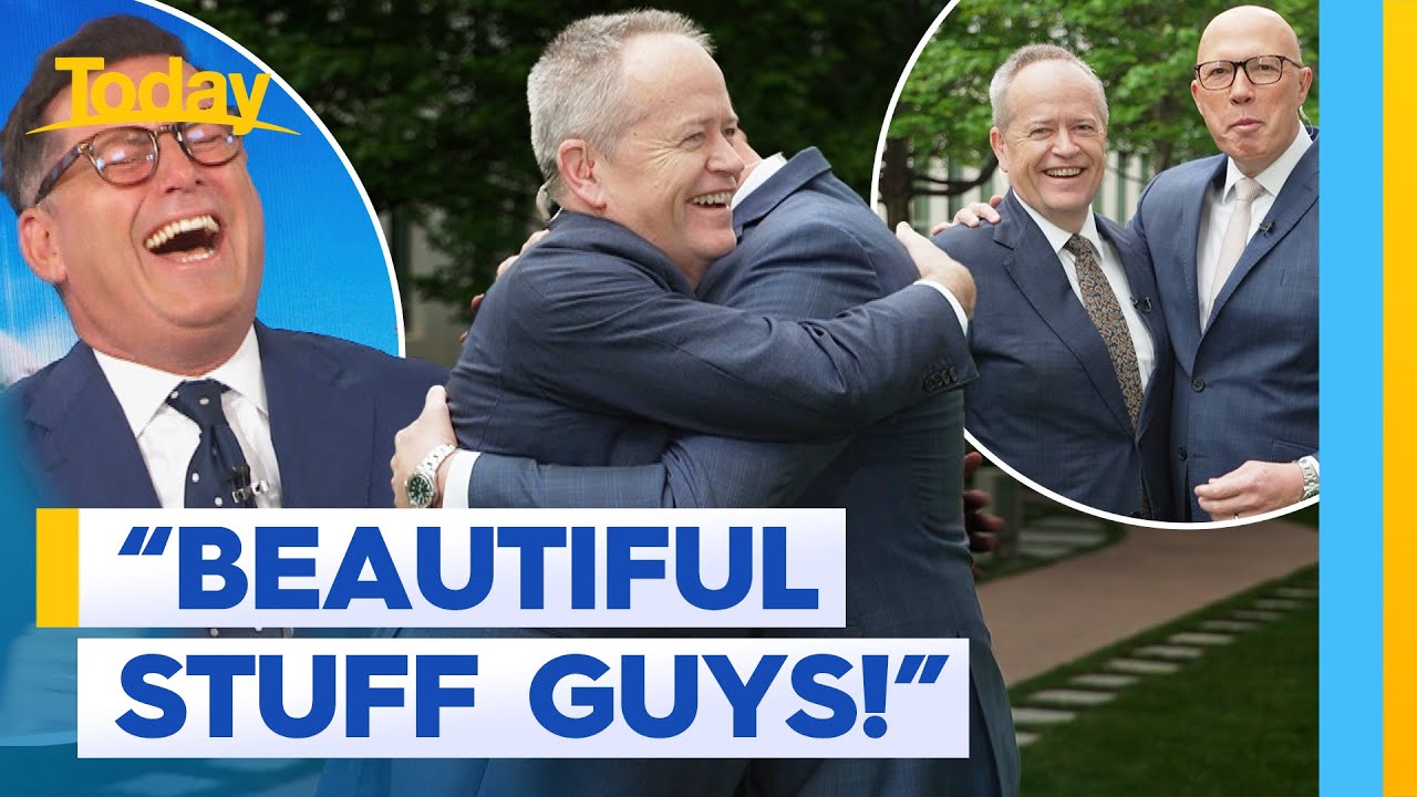 Bill Shorten and Peter Dutton hug it out to close 2024 | Today Show Australia