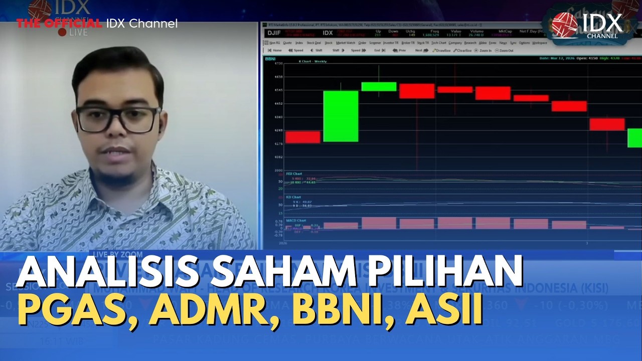 Analisis Saham Pilihan PGAS, ADMR, BBNI, ASII | MILENOMICS