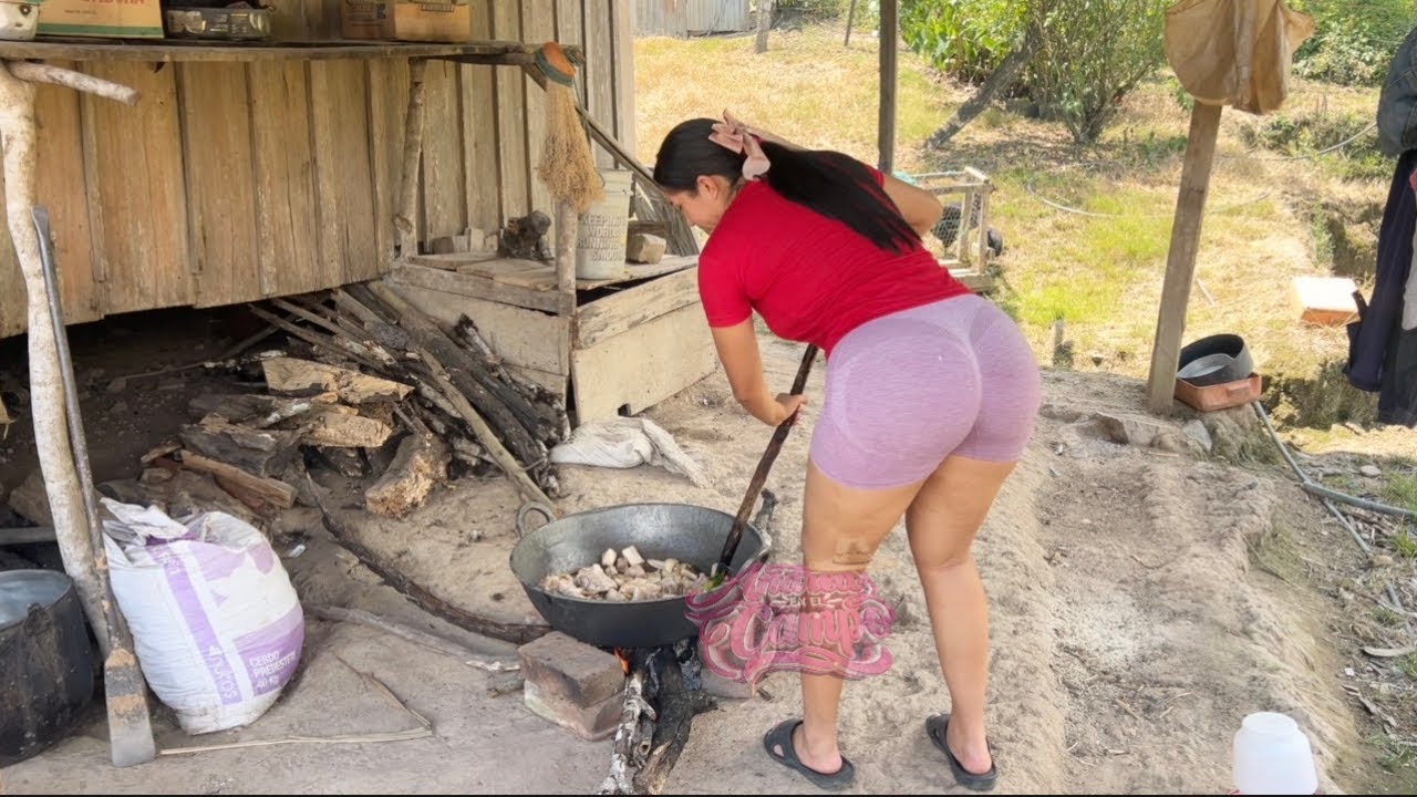 Así preparamos chicharrones crujientes en el campo 