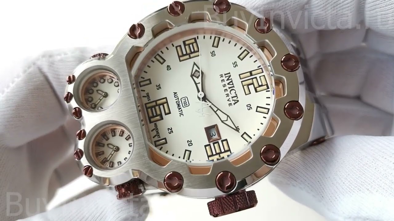 Invicta Reserve Bolt Zeus Magnum Tria 37560 Swiss Automatic Men's Watch | Мужские Часы Инвикта