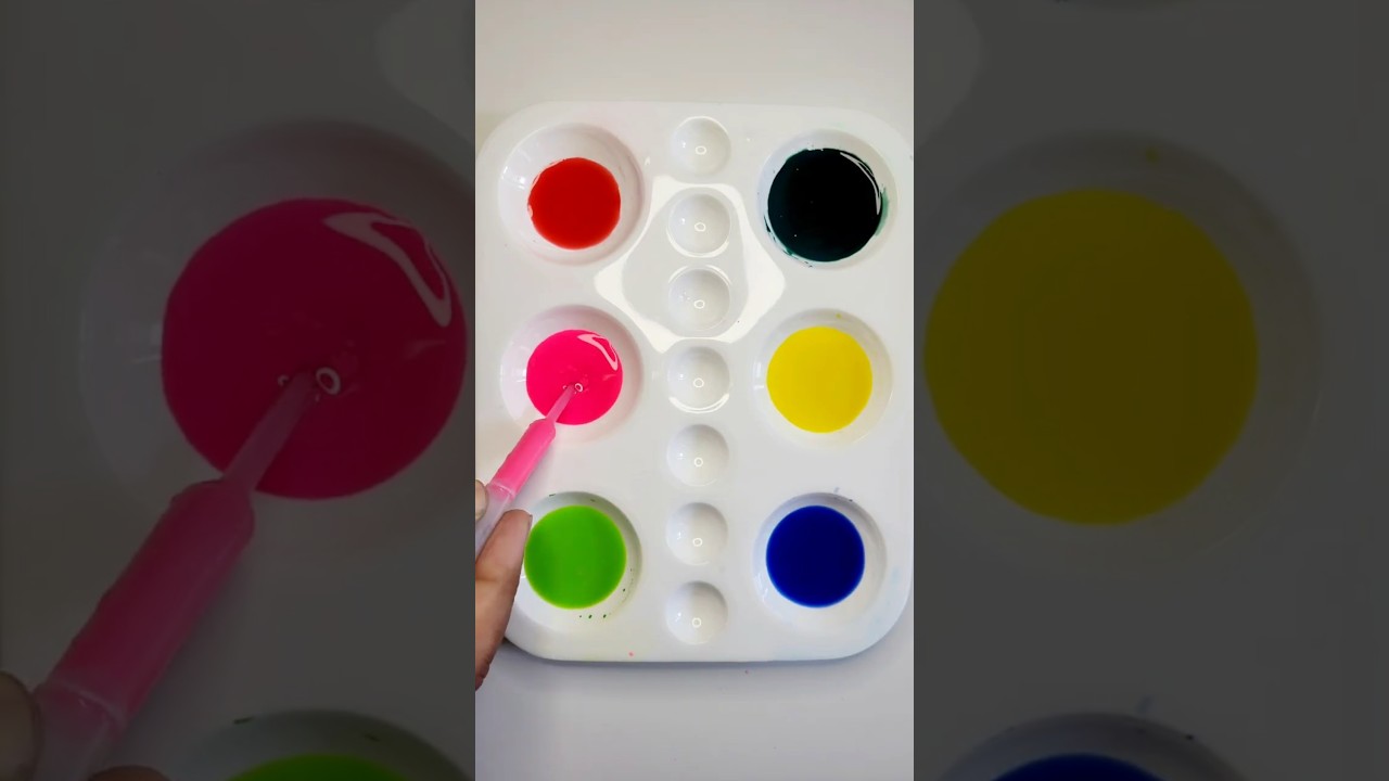 Magical colours #paintmixing #colors #multicolour #colormixing #satisfyingart #asmart