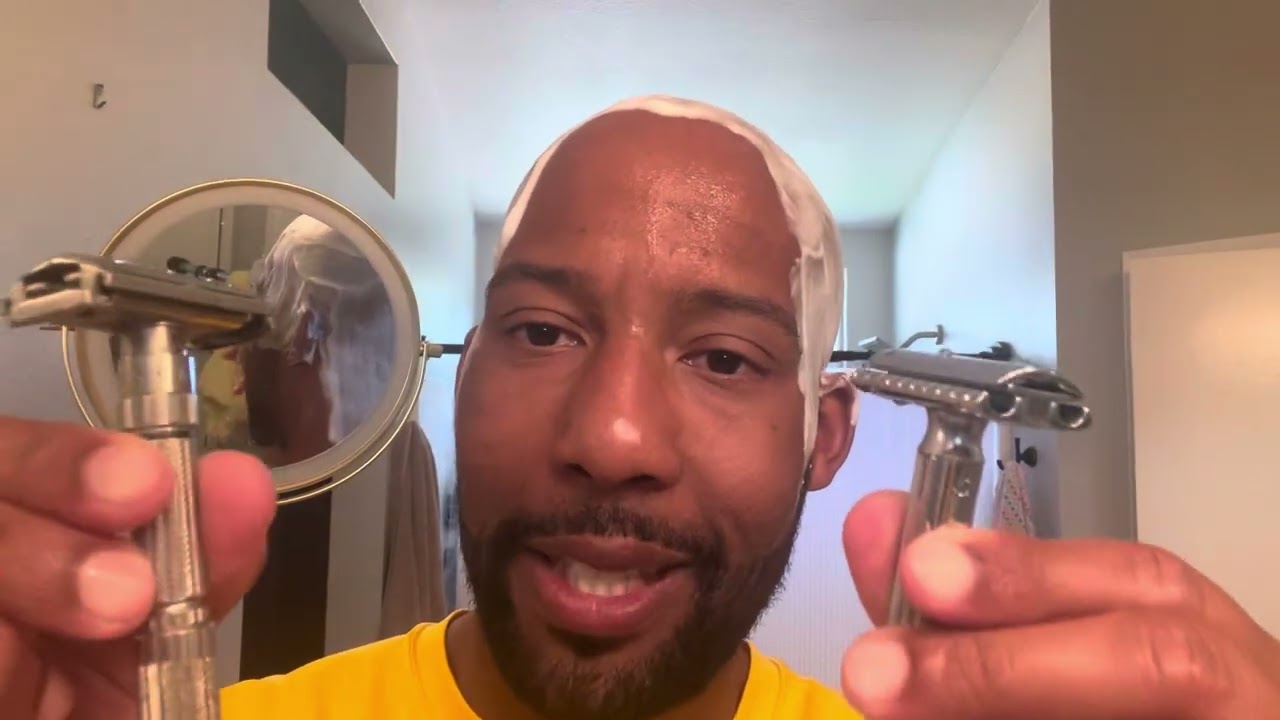 Just Shaves - Merkur Progress vs. Gillette 195 Fatboy Part 2