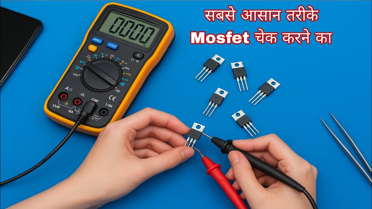 How to check MOSFET with Multimeter|MOSFET कैसे चेक करे|Best way to check MOSFET in hindi