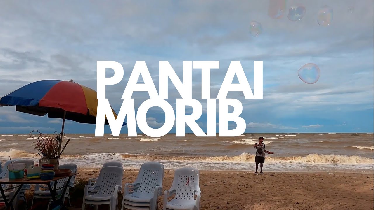 Walk Tour Pantai Morib, Banting Selangor | Morning walk at Morib Beach | Laut Air Pasang