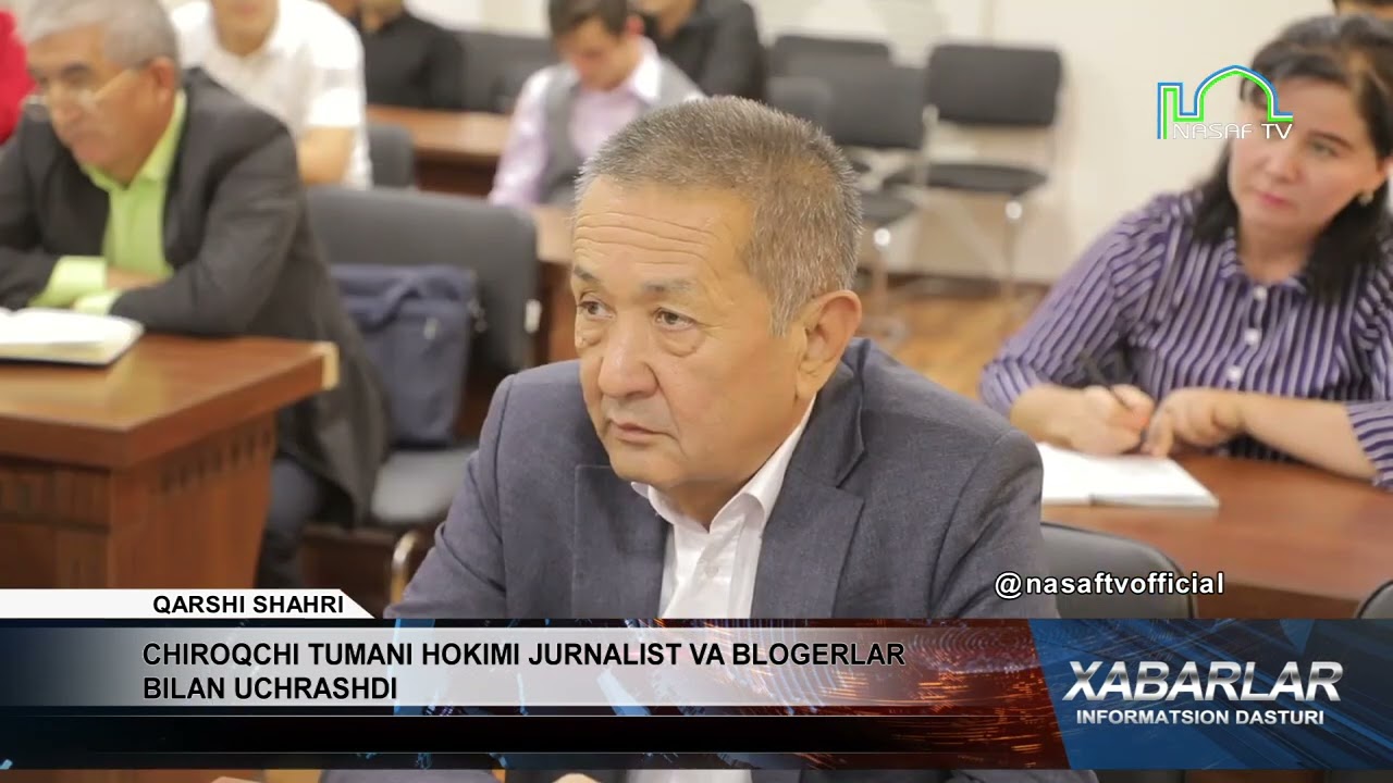 CHIROQCHI TUMANI HOKIMI JURNALIST VA BLOGERLAR BILAN UCHRASHDI