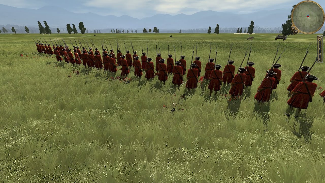 Firefight. Broken Fire by Ranks. Russian tricks VS British tricks. Empire: Total War.