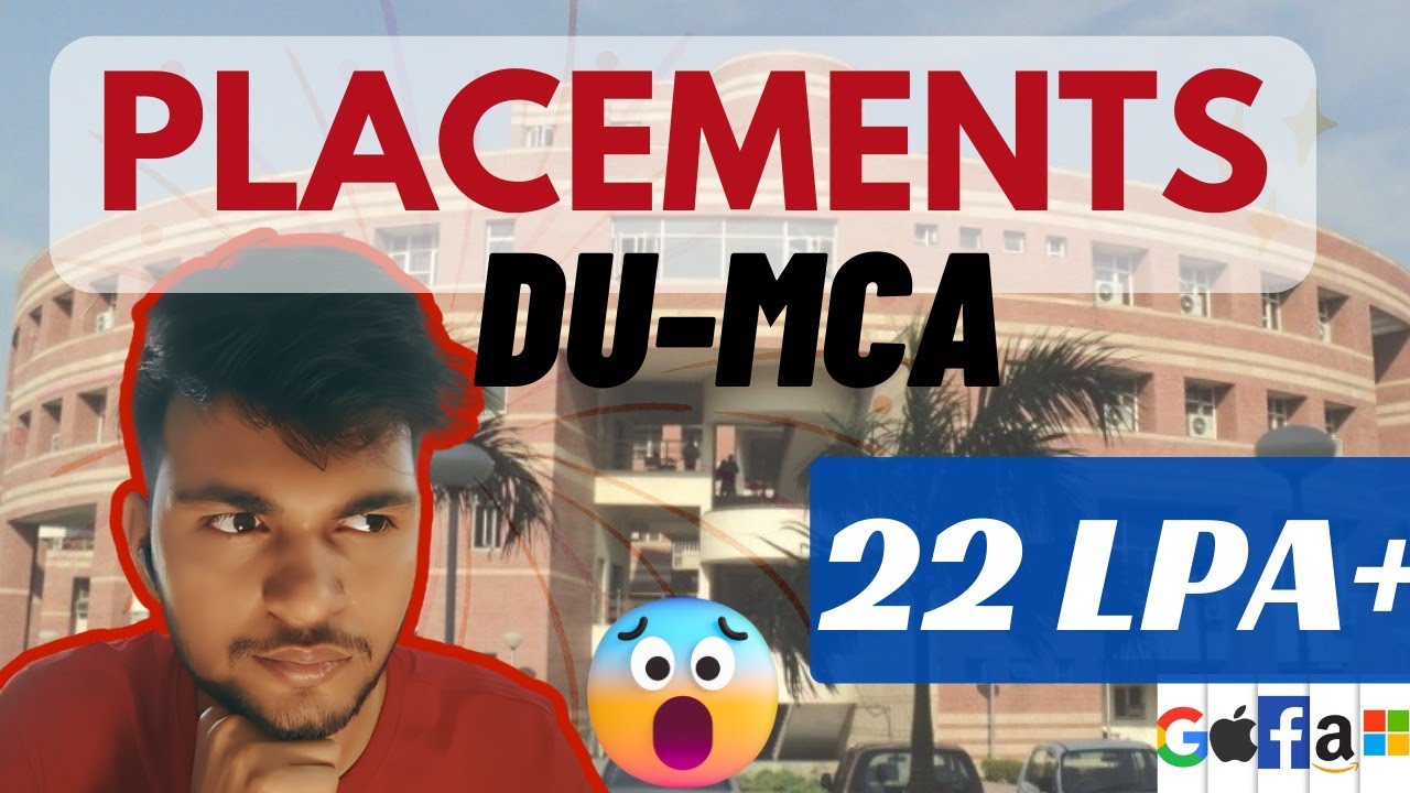 DU-MCA Placement(2023-2024) , Highest package, median and lowest.Top placement in Recession. #dumca
