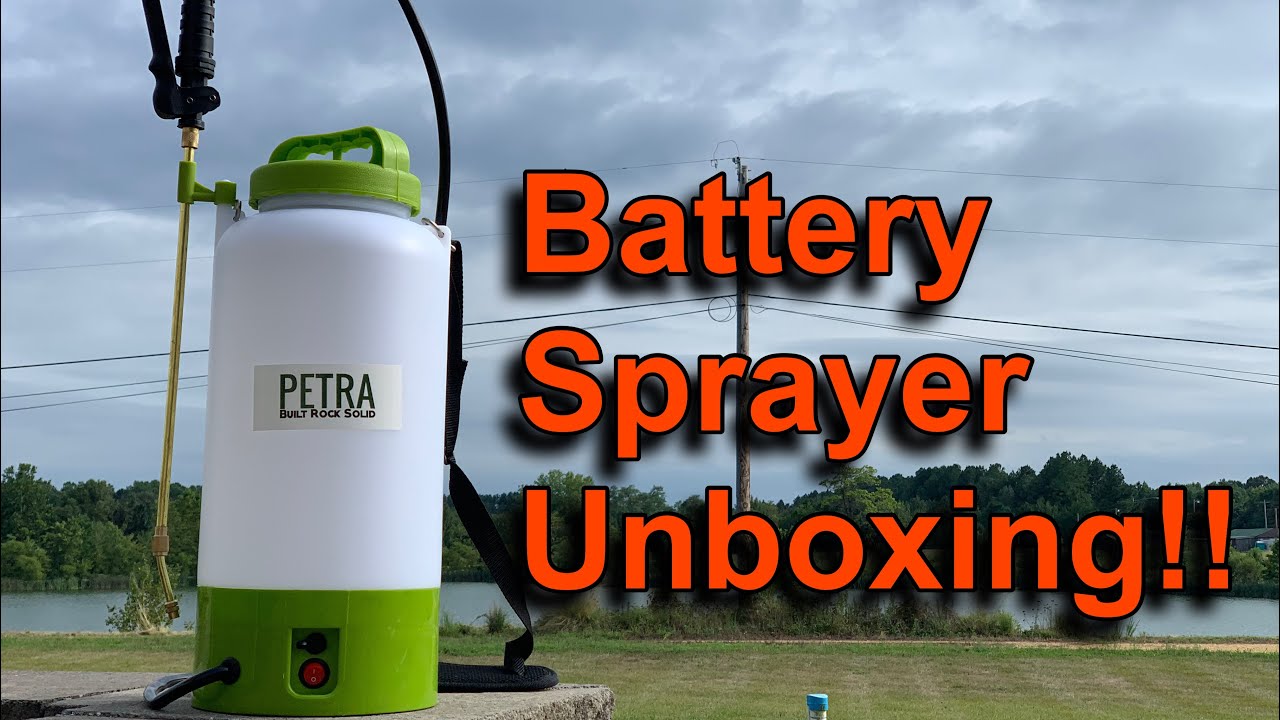 New BATTERY Powered Sprayer UNBOXING! [ Spraying MADE EASY! ]