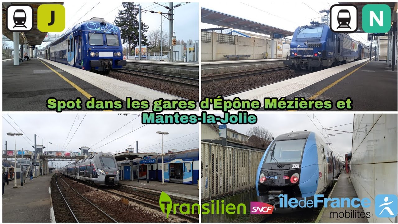 [Transilien J & N] Spot en Gares de Épône Mézières et Mantes-la-Jolie