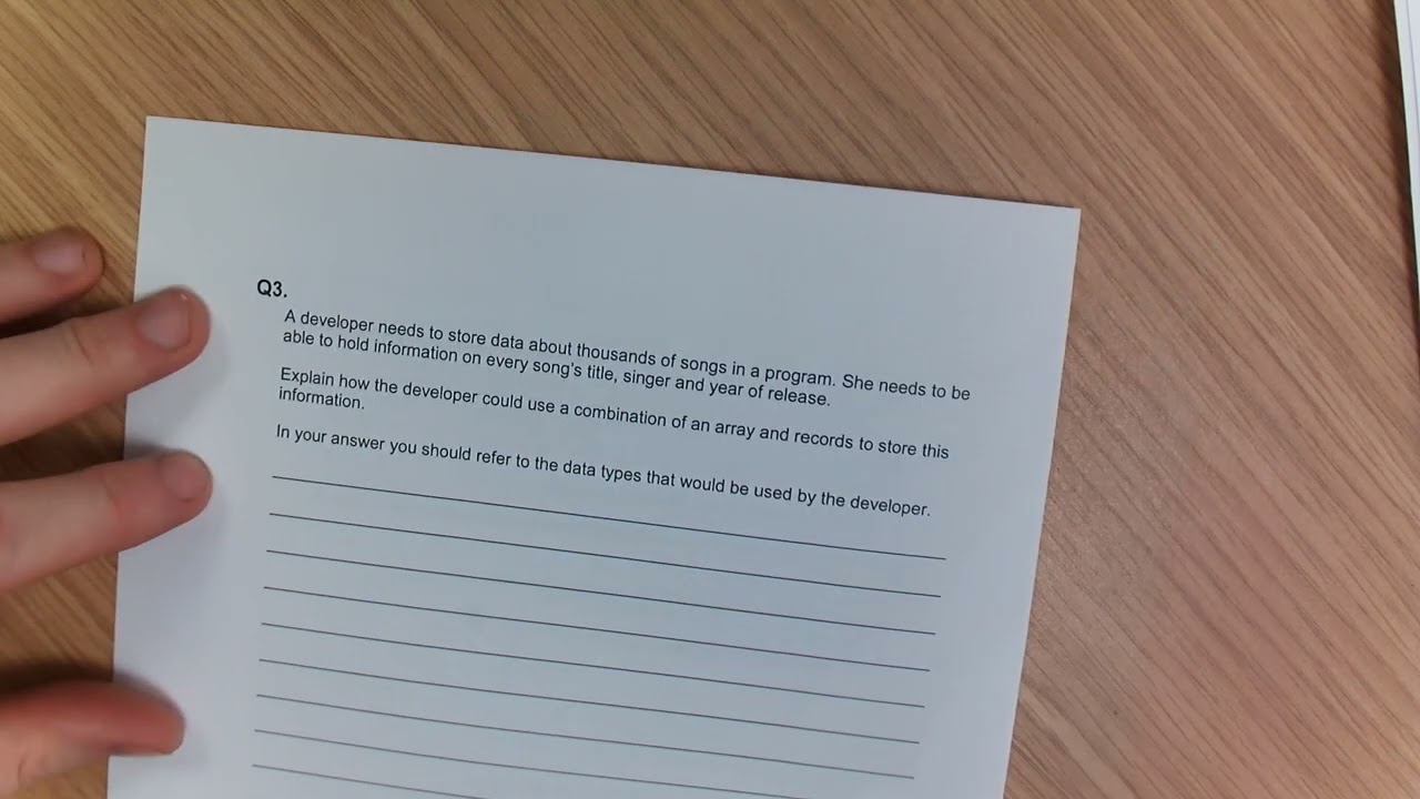 GCSE Информатика - Рекорды - AQA - ЧАСТЬ 2