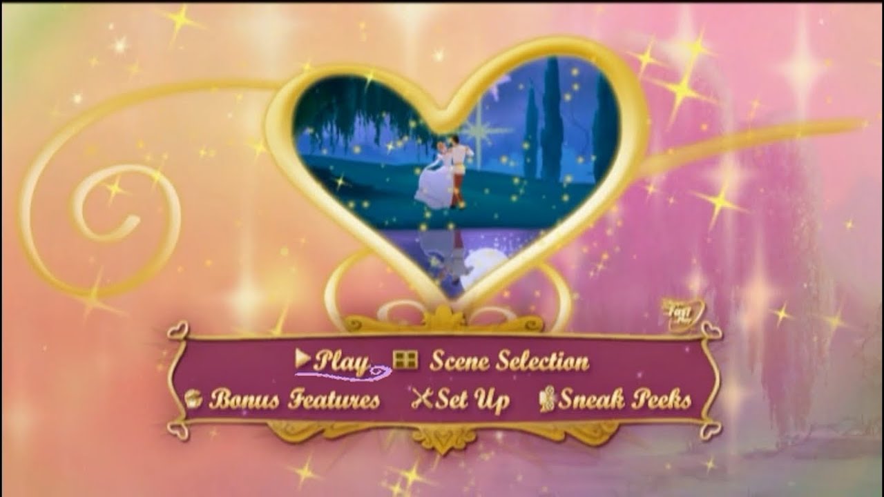 Cinderella III  A Twist in Time (2007) DVD MENU